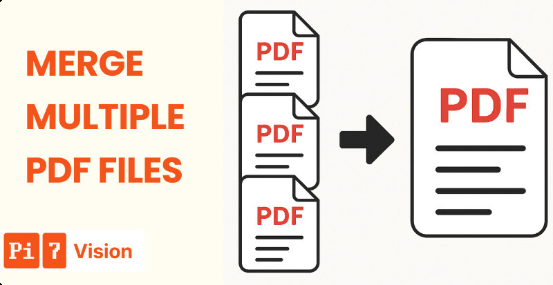 Merge multiple pdf files with Pi7 Vision